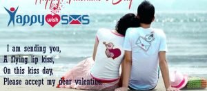 Read more about the article Kiss Day Sms : I am sending you, A flying lip kiss,